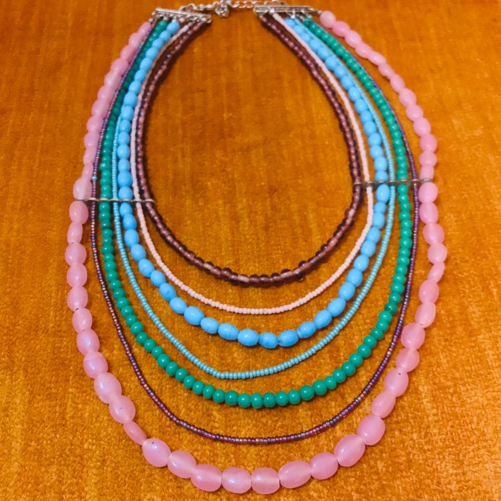 UO Multi-Strand / Multi-Colored Boho Necklace 💖💐